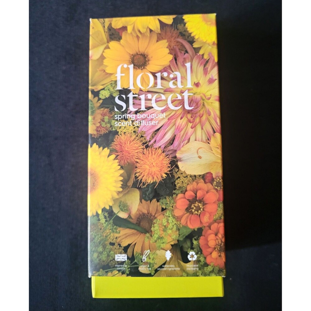 Floral Street Spring Bouquet Scent Diffuser Vegan Oil FSC Certified